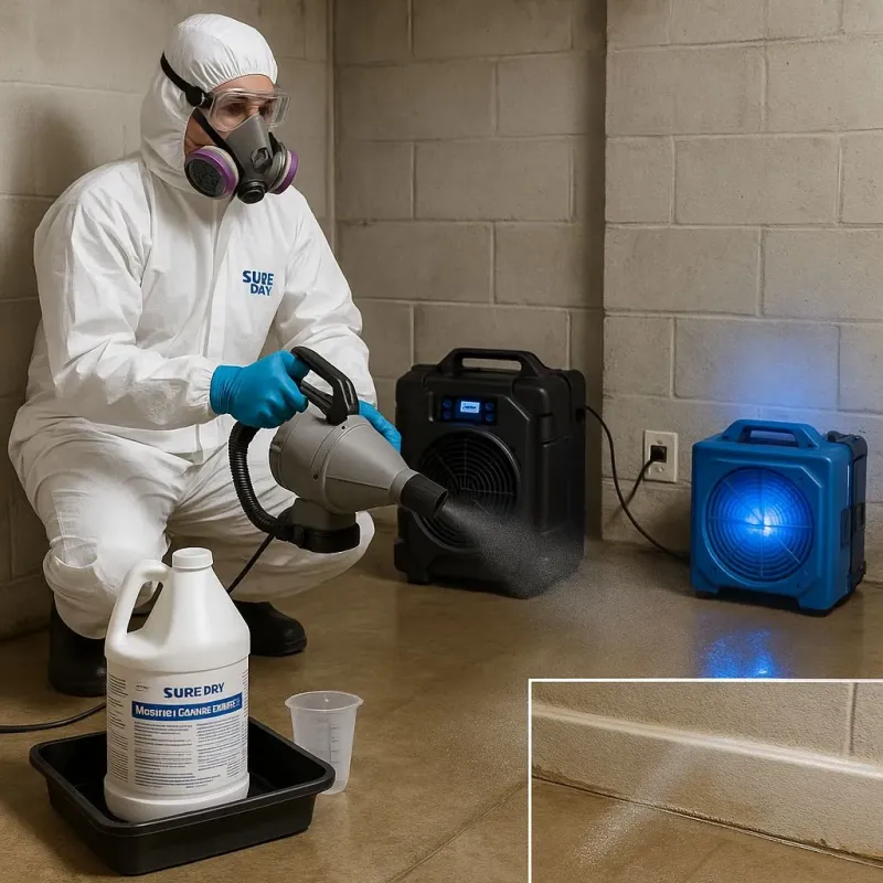 Sanitization and Odor Removal process in Omega, GA